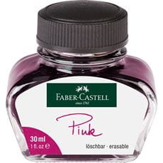 Faber-Castell - Boccetta di inchiosto rosa 30 ml