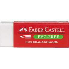 Faber-Castell - Gomma 7095 senza PVC-free con guaina