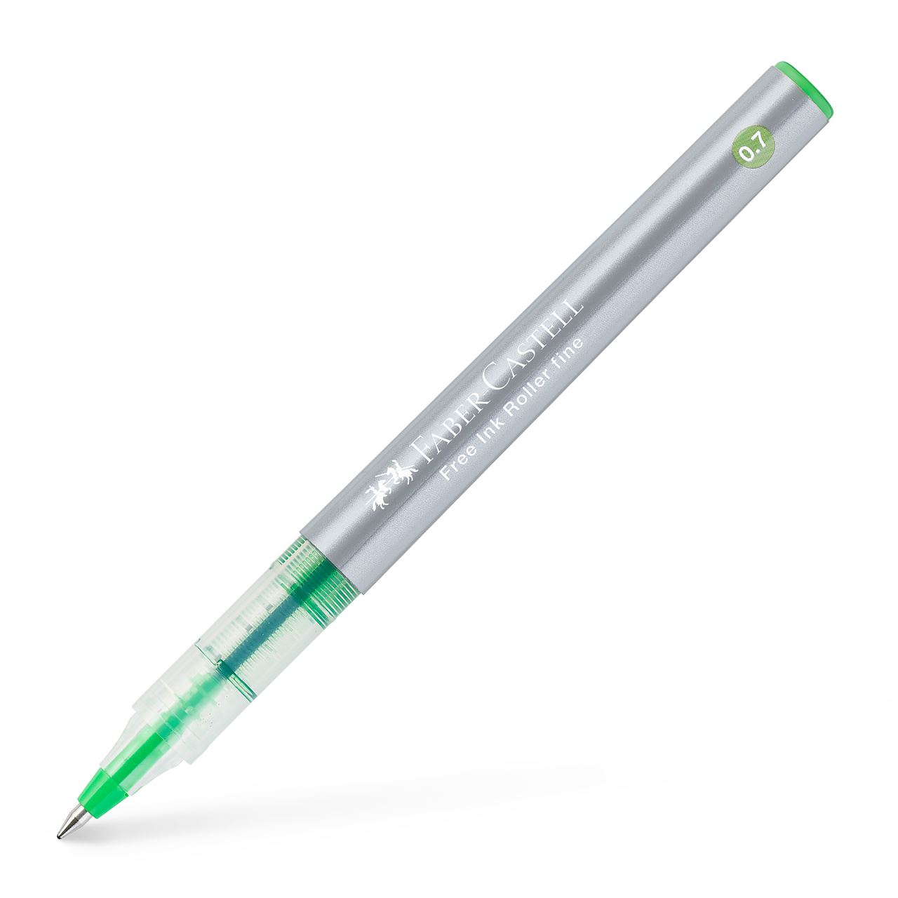 Faber-Castell - Free Ink rollerball, 0.7 mm, verde chiaro