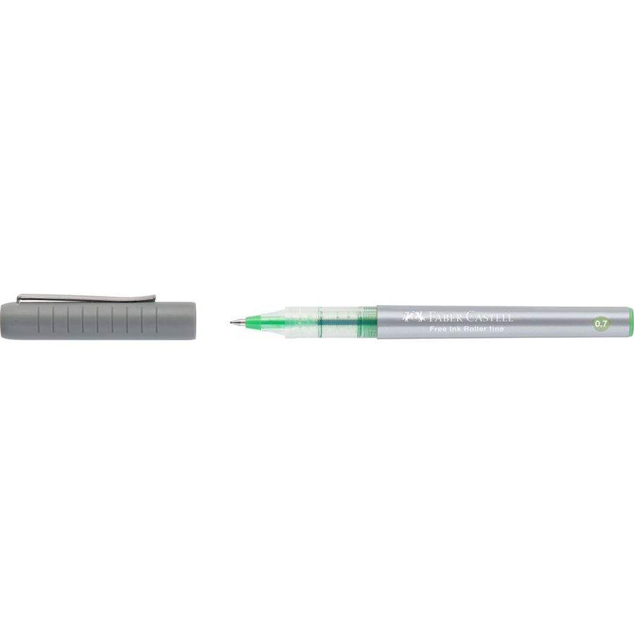 Faber-Castell - Free Ink rollerball, 0.7 mm, verde chiaro
