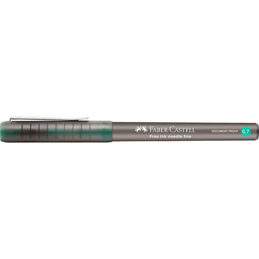 Faber-Castell - Roller Free Ink Needle 0.7 mm verde