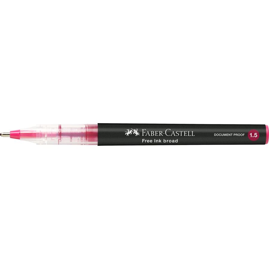 Faber-Castell - Free Ink rollerball, 1.5 mm, rosso scuro