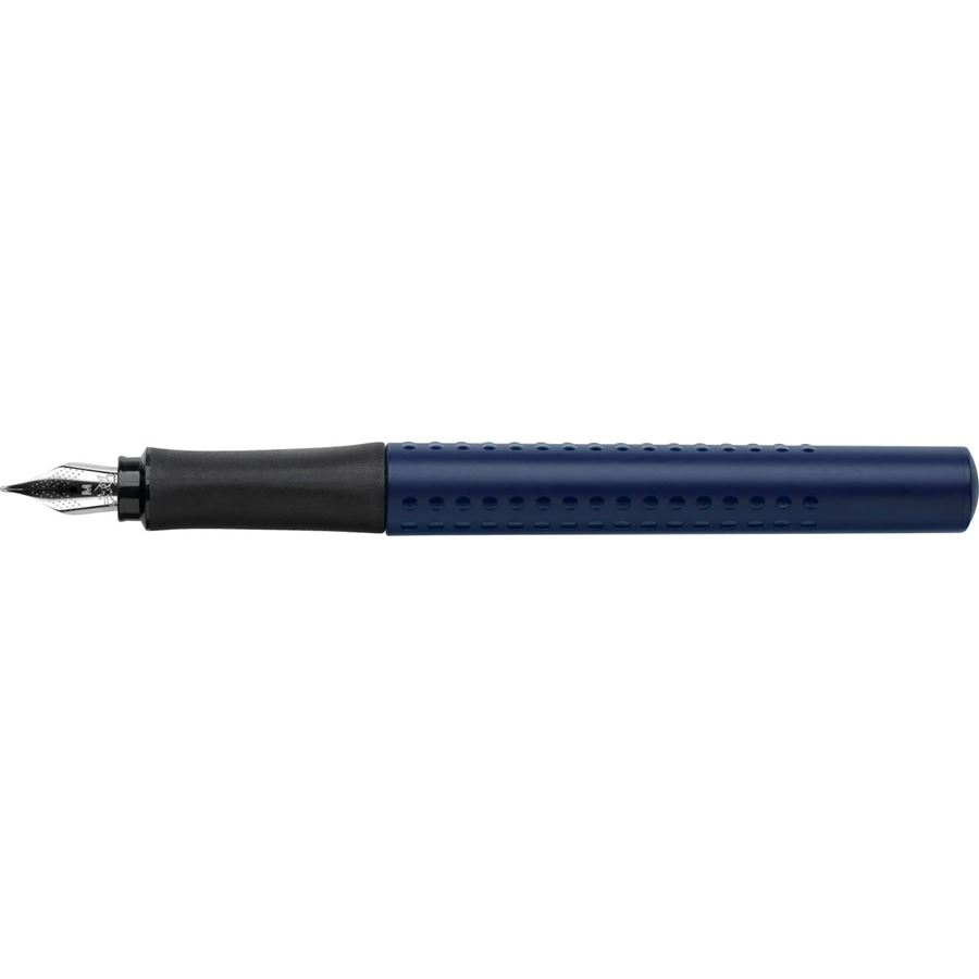 Faber-Castell - Penna stilografica Grip 2011 M classic blu