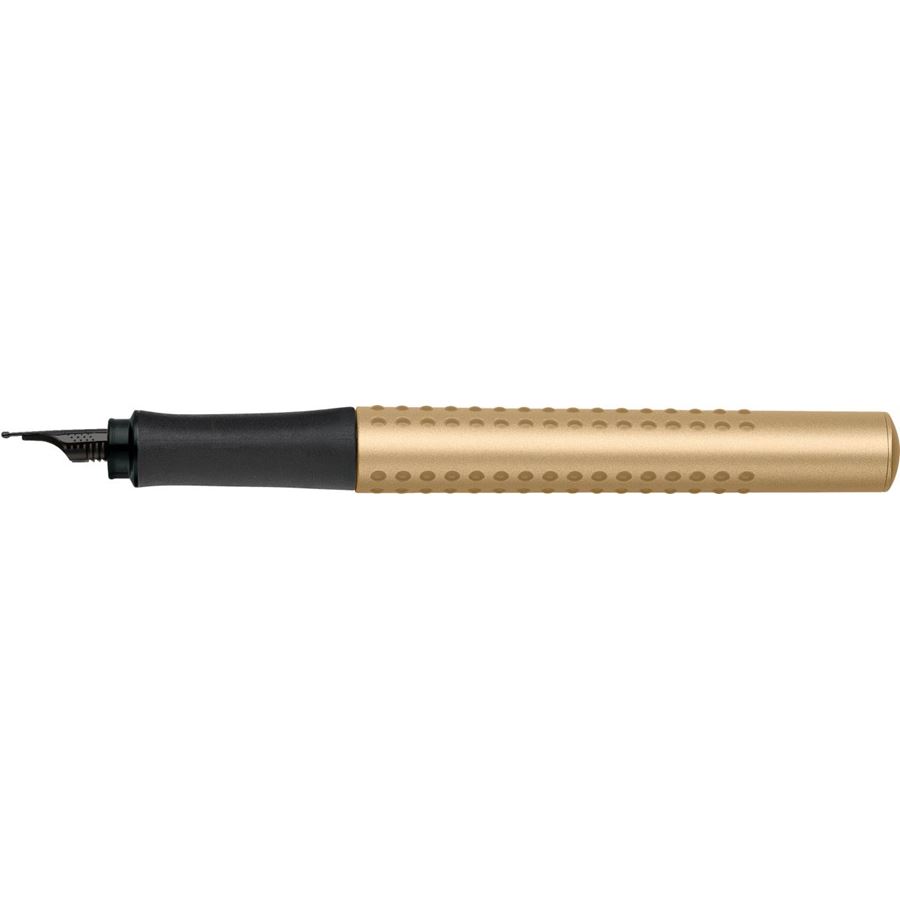 Faber-Castell - Penna stilografica Grip Edition Gold M