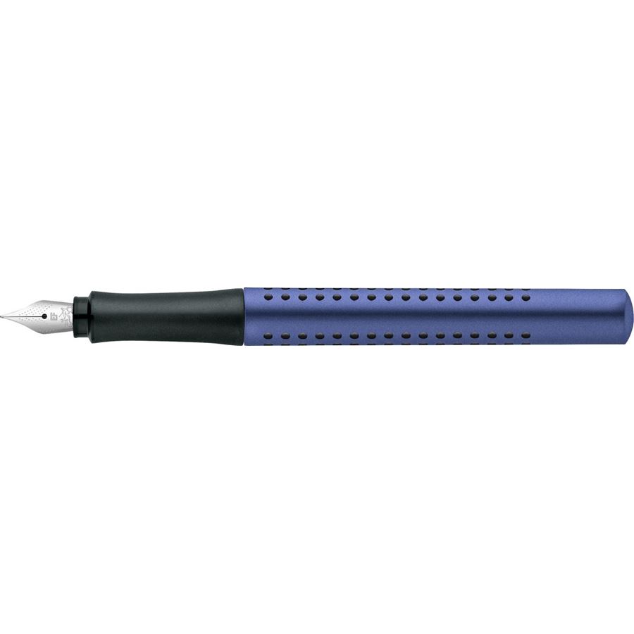 Faber-Castell - Penna stilografica Grip 2011 EF blu