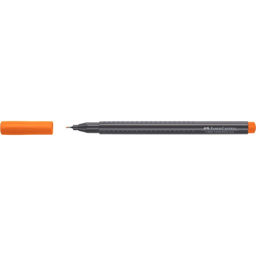 Faber-Castell - Finepen Grip 0.4mm arancio