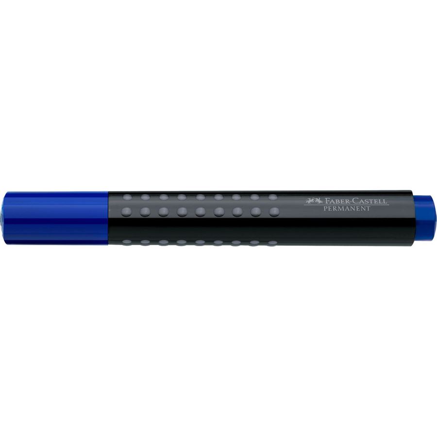 Faber-Castell - Marker Grip 1503 permanente scalpello blu