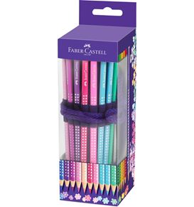 Faber-Castell - Matite colorate Sparkle rotolo, 20 colori