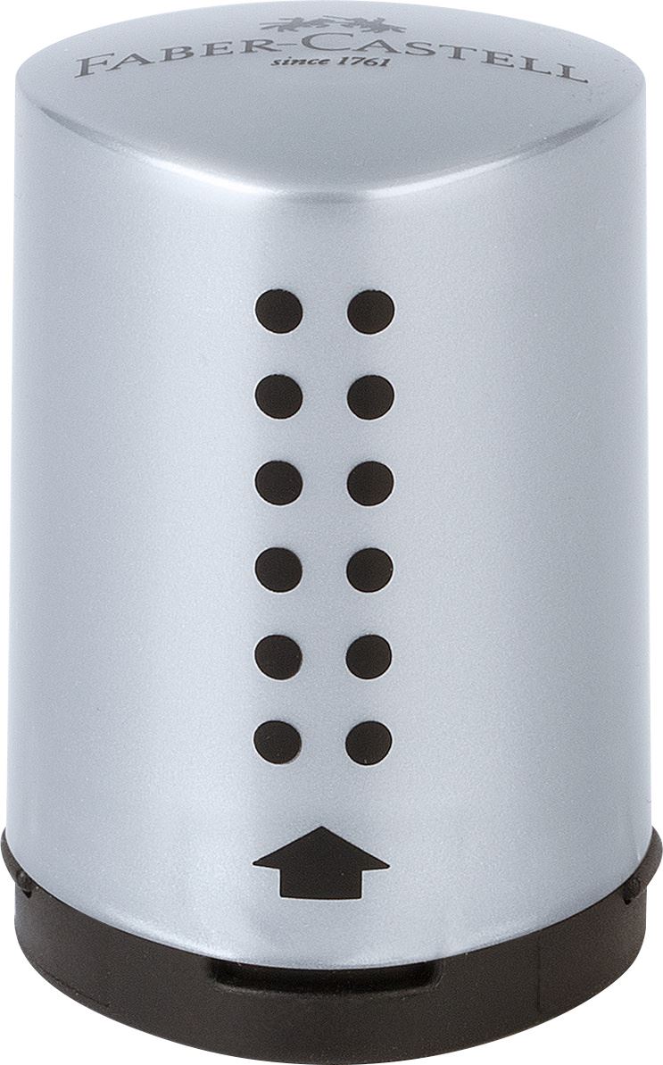 Faber-Castell - Temperamatite Grip 2001 mini, argento