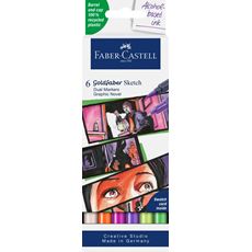 Faber-Castell - Set 6 Sketch Marker Goldfaber Graphic Novel