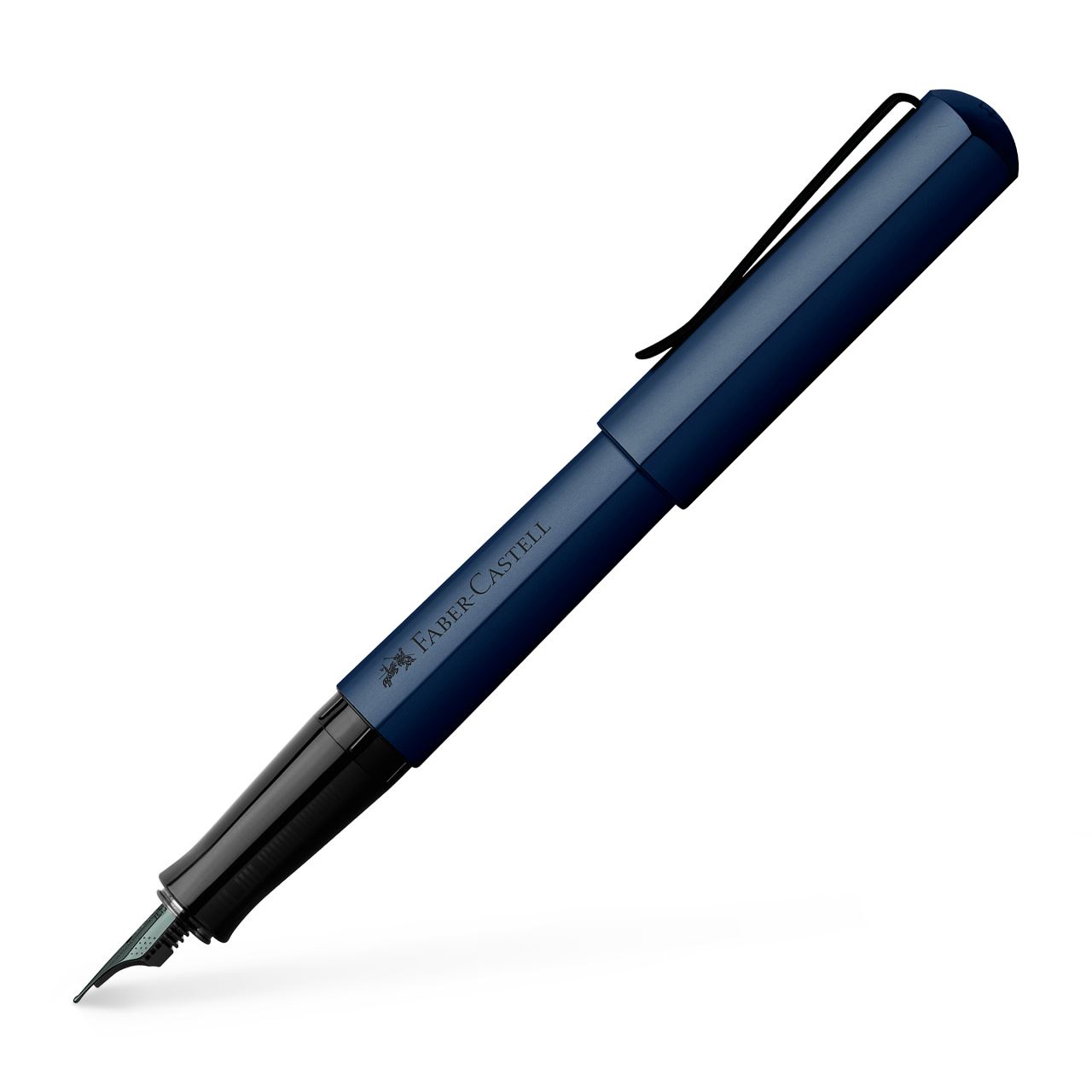 Faber-Castell - Penna stilografica Hexo blu, M