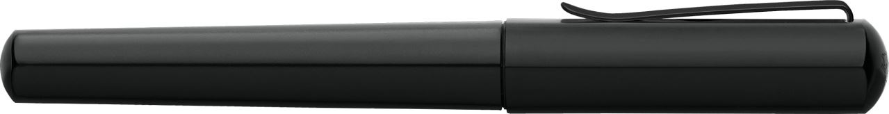 Faber-Castell - Penna stilografica Hexo nera matt medio
