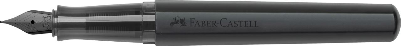 Faber-Castell - Penna stilografica Hexo nera matt fine