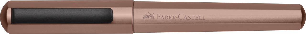 Faber-Castell - Penna stilografica Hexo Bronzo medio