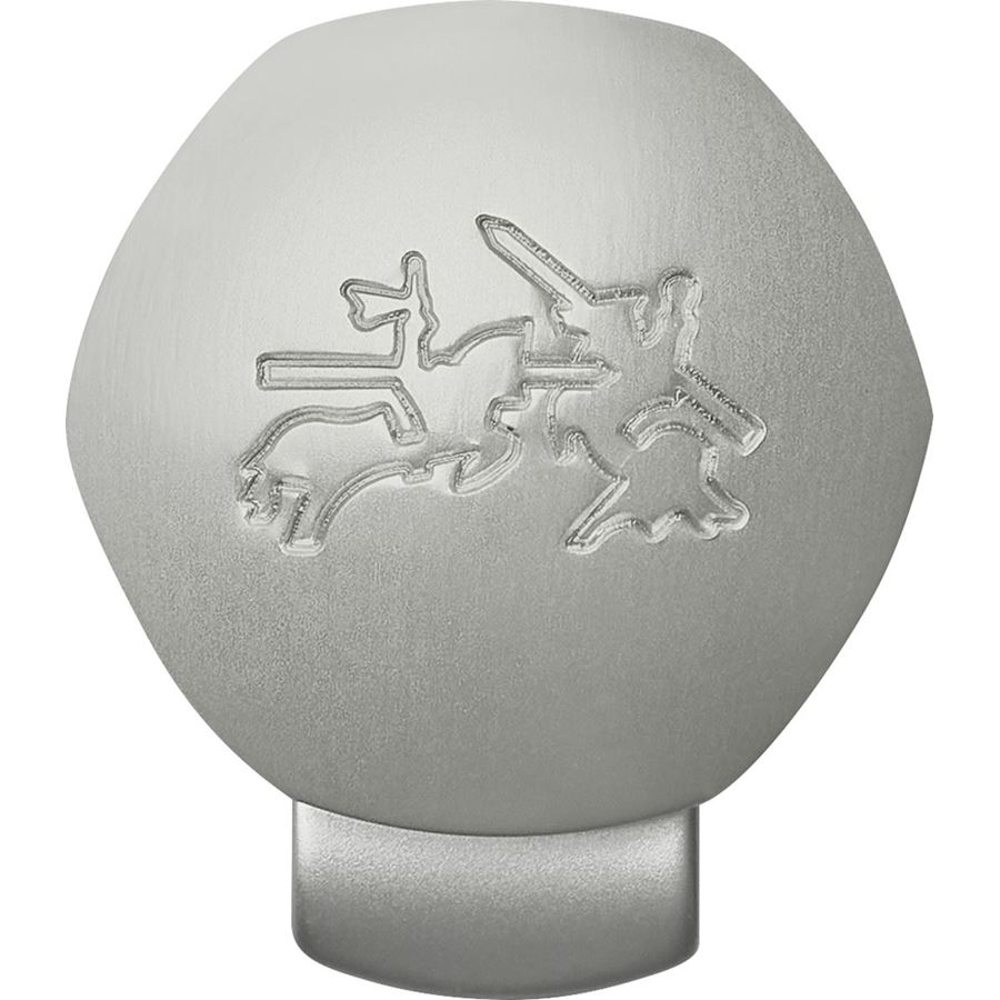 Faber-Castell - Penna stilografica Hexo argento matt medio