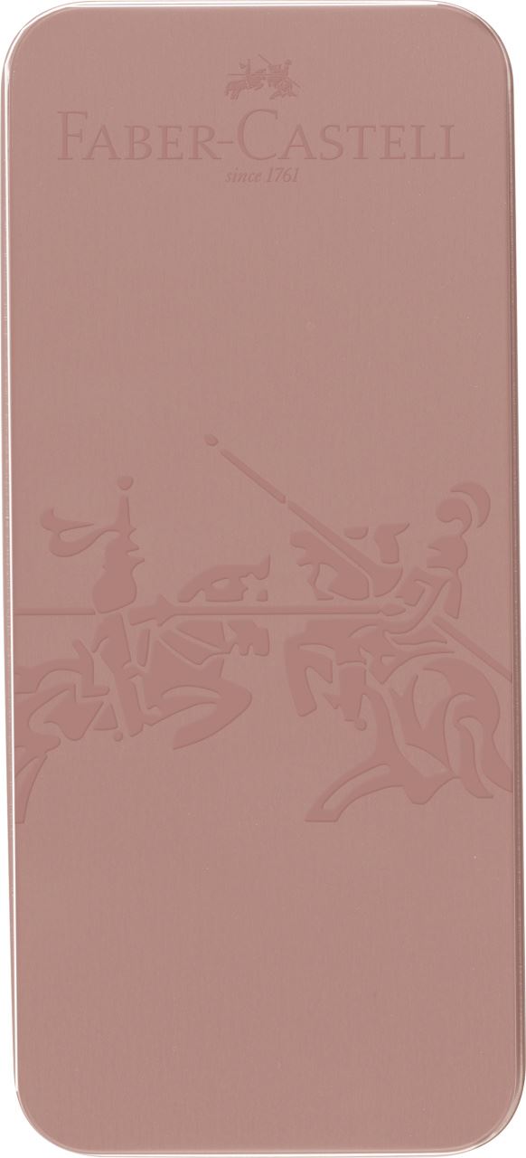 Faber-Castell - Set Hexo penna stil. M/port. bronzo