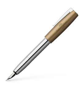 Faber-Castell - Fountain pen Loom metallic Olive broad