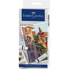 Faber-Castell - Astuccio da 12 colori ad olio