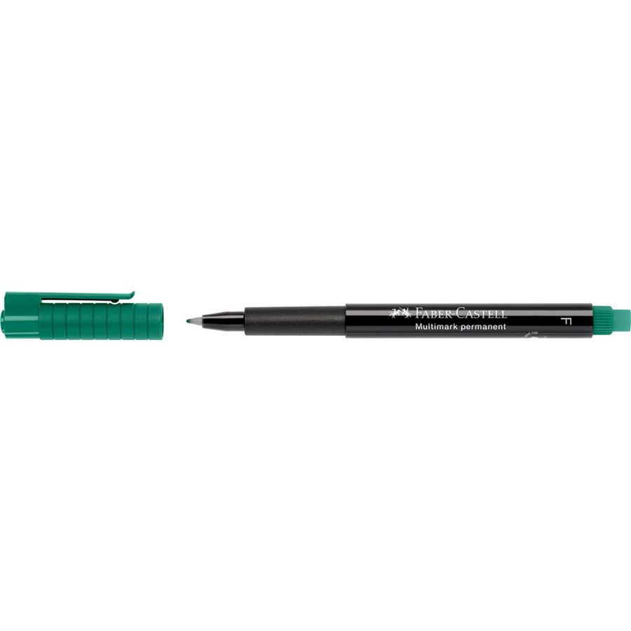 Faber-Castell - Marker Multimark permanente fine verde