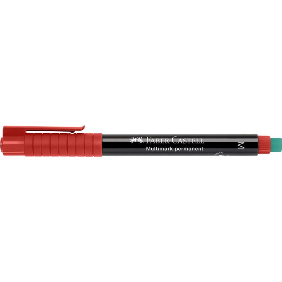 Faber-Castell - Marker Multimark permanente media rosso