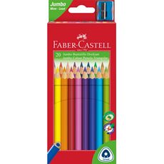 Faber-Castell - Astuccio con 20 matite colorate triangolari Jumbo