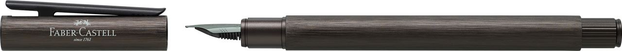 Faber-Castell - Fountain pen Neo Slim Aluminium gun metal F