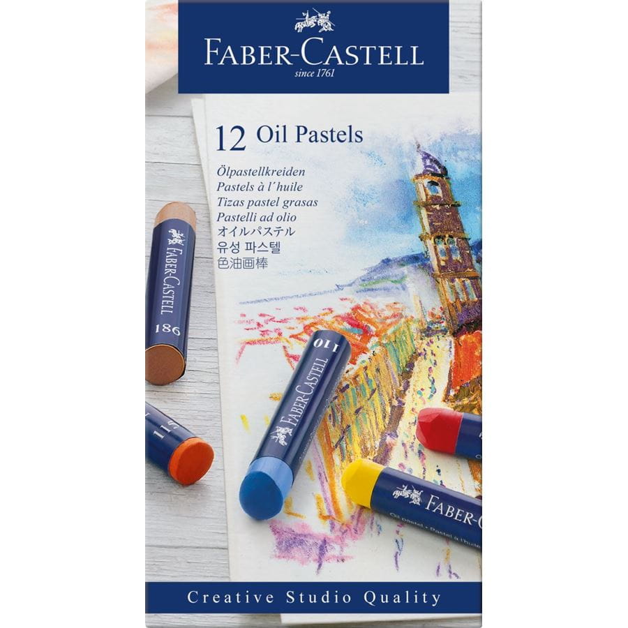 Faber-Castell - OIL PASTELS Creative Studio Astuccio 12