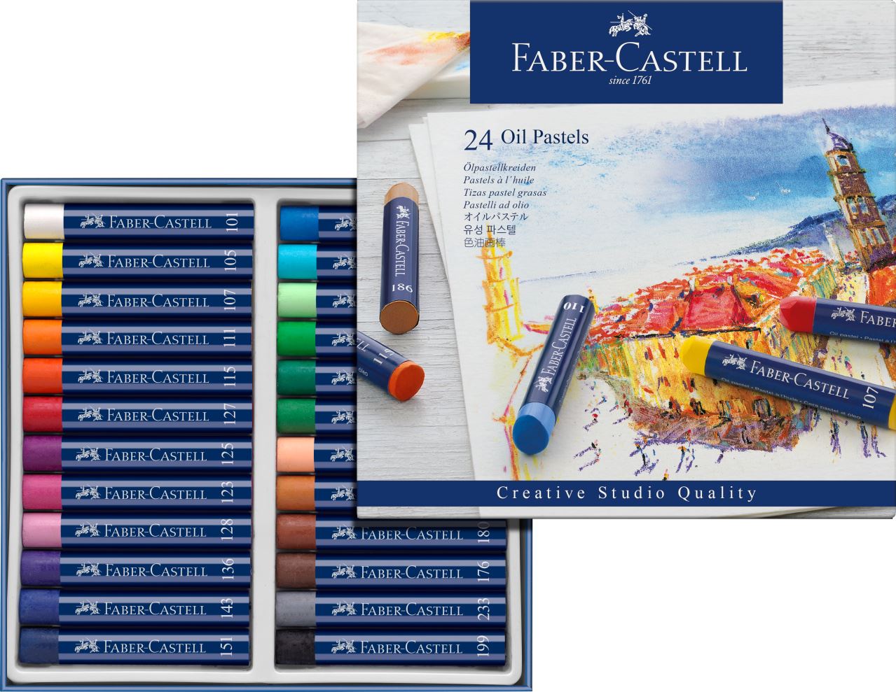 Faber-Castell - Oil Pastels Astuccio 24