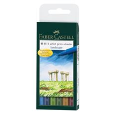 Faber-Castell - Penna Pitt Artist Pen colori Paesaggi  Set 6