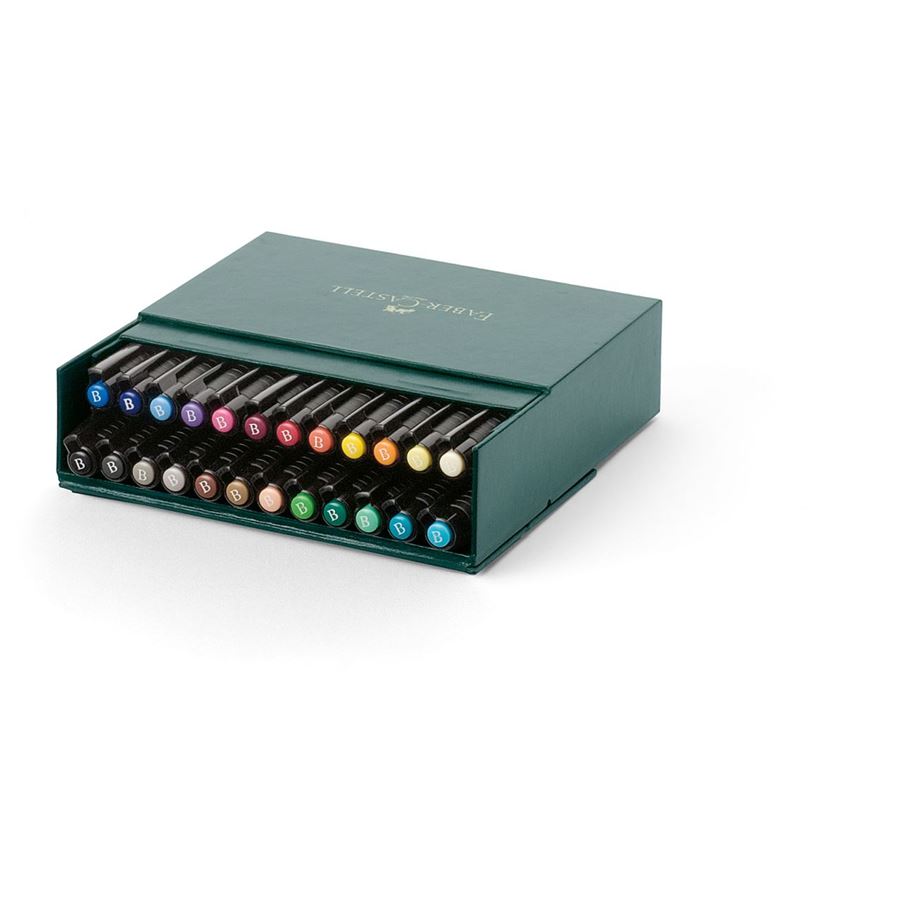 Faber-Castell - Penna Pitt Artist Pen 24 colori B confezione regalo