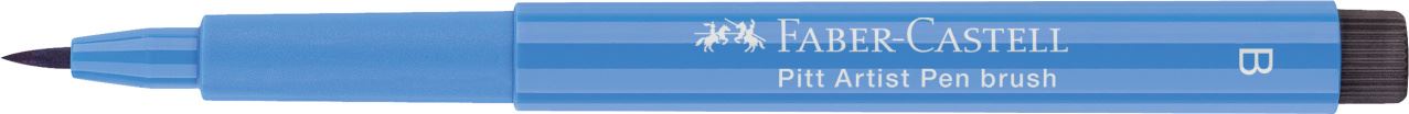 punta a pennello Set 6 penne Pitt artist pen Faber-Castell toni di blu 