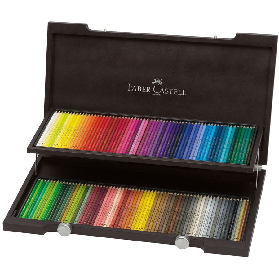 Faber-Castell - Matite Colorate Polychromos Valigetta legno 120