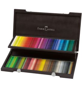 Faber-Castell - Matite Colorate Polychromos Valigetta legno 120