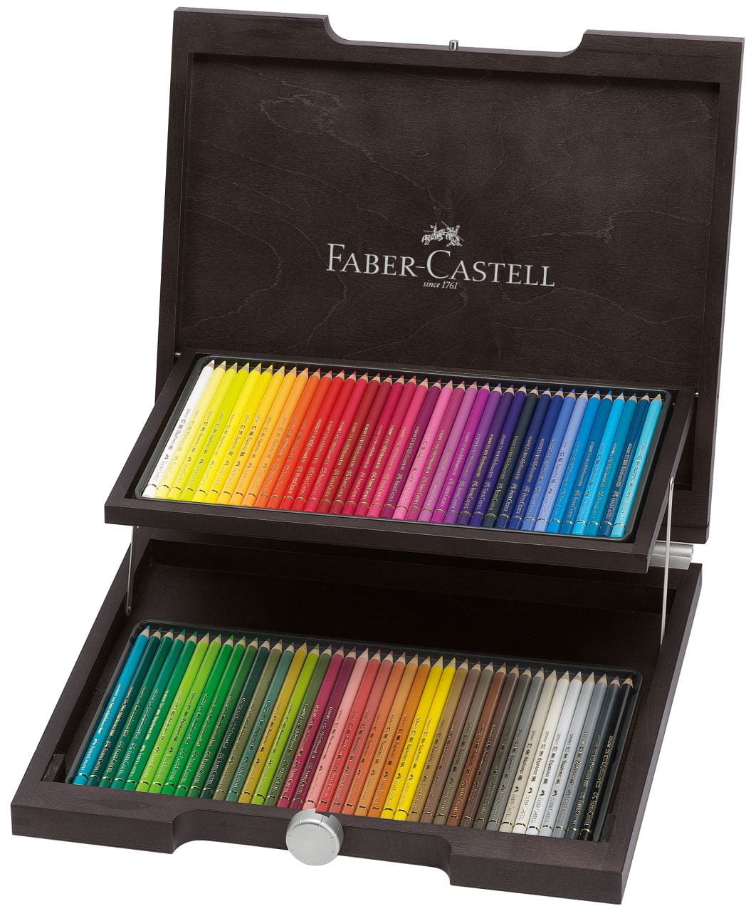 Matite colorate Polychromos confezioni assortite 24er Metalletui mit Stifterolle Faber-Castell 