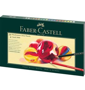 Faber-Castell - Set regalo Polychromos + Castell 9000