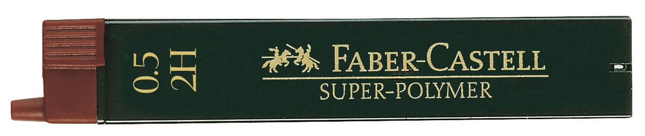 Faber-Castell - Mina Super-Polymer 05 mm 12=2H