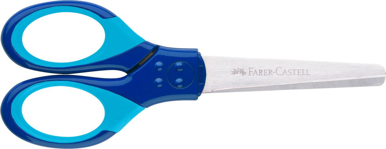 Faber-Castell - Forbice Grip per la scuola blu
