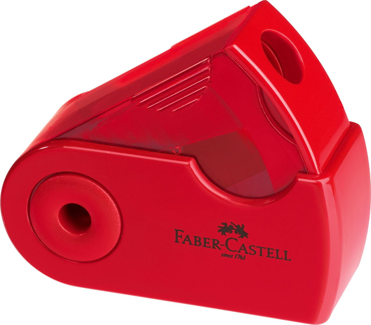 Faber-Castell - Temperamatite a1 foro Sleeve Mini rossa/blu