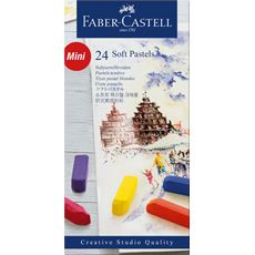Faber-Castell - Soft Pastels mini Astuccio cartone 24