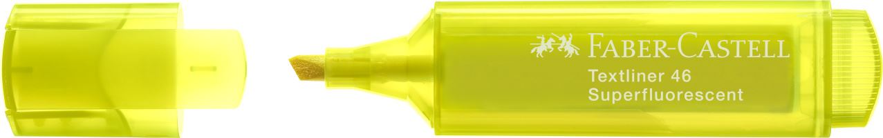 Faber-Castell - Evidenziatore Textliner 1546 Fluo giallo