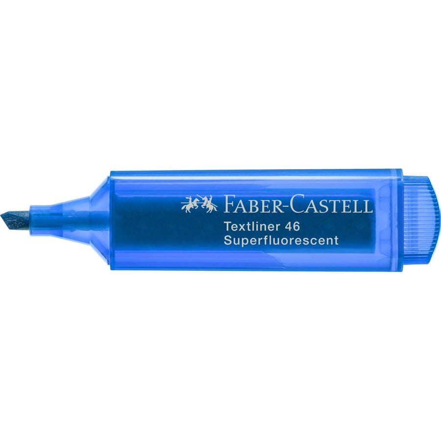 Faber-Castell - Evidenziatore Textliner 1546 Fluo blu