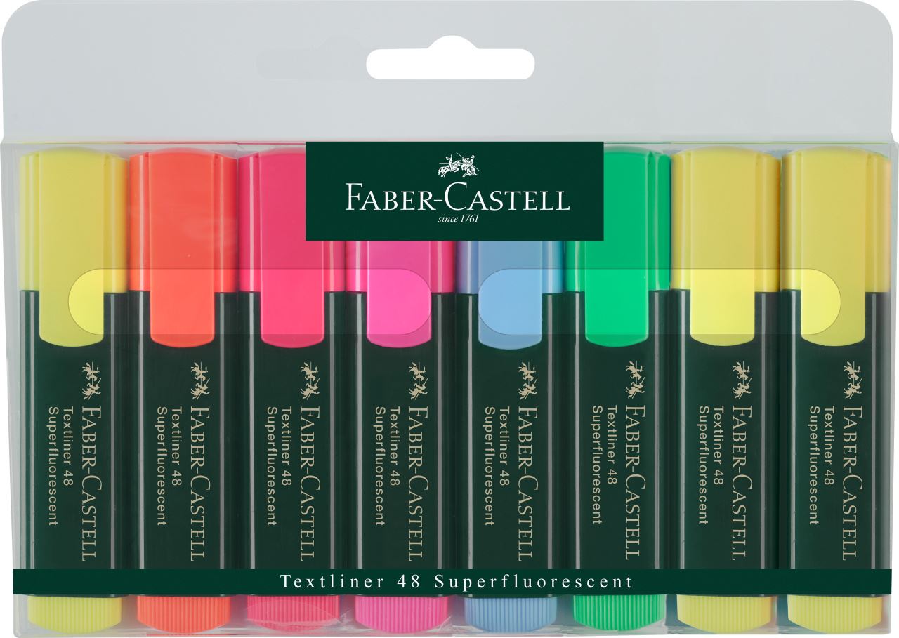 Faber-Castell - Evidenziatori TL 48 bustina da 8