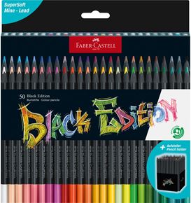 Faber-Castell - Matite Colorate Black Edition astuccio da 50 matite