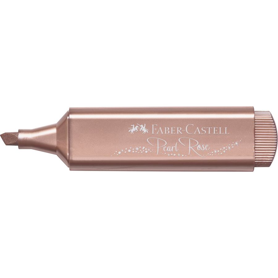 Faber-Castell - Evidenziatore Textliner 46 metallic pearl rose