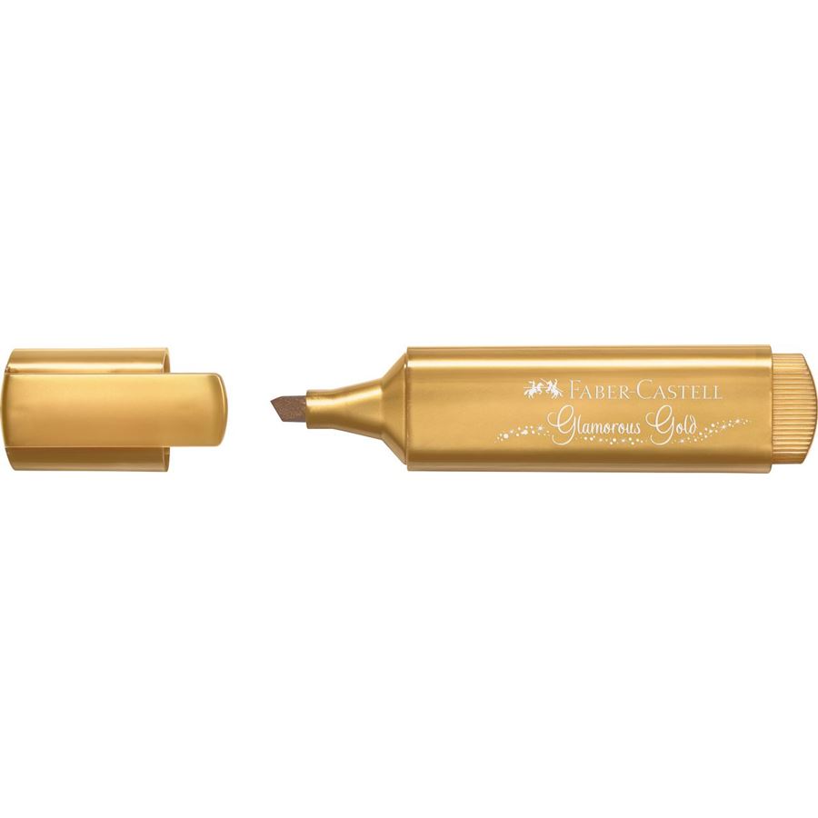 Faber-Castell - Evidenziatore Textliner 46 metallic glamorous gold