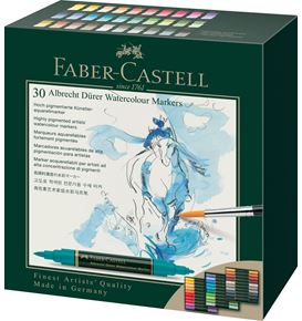 Faber-Castell - Marker acquerellabili Albrecht Dürer, conf. da 30