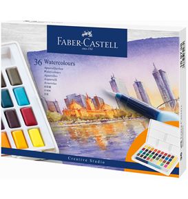 Faber-Castell - Astuccio cartone con 36 acquerelli
