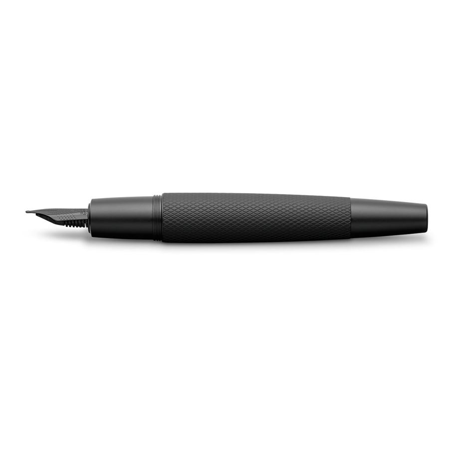 Faber-Castell - Penna stilografica e-motion Pure black, M
