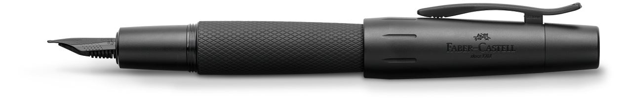 Faber-Castell - Penna stilografica e-motion Pure black, M