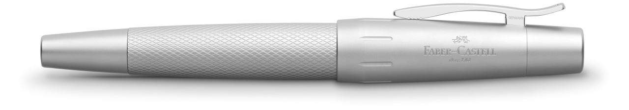 Faber-Castell - Penna stilografica e-motion Pure Silver, EF